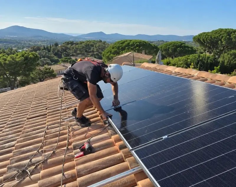 Installateur panneaux solaires Saou — pose photovoltaïque sur toiture
