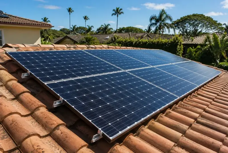 Installation de panneaux solaires à Saou